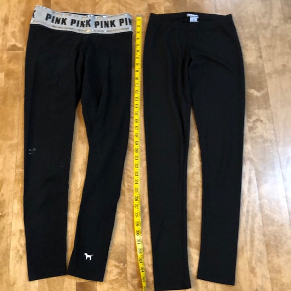 2 pair women’s leggings size S, one PINK - Picture 6 of 6